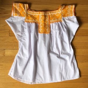 Mexican embroidered top